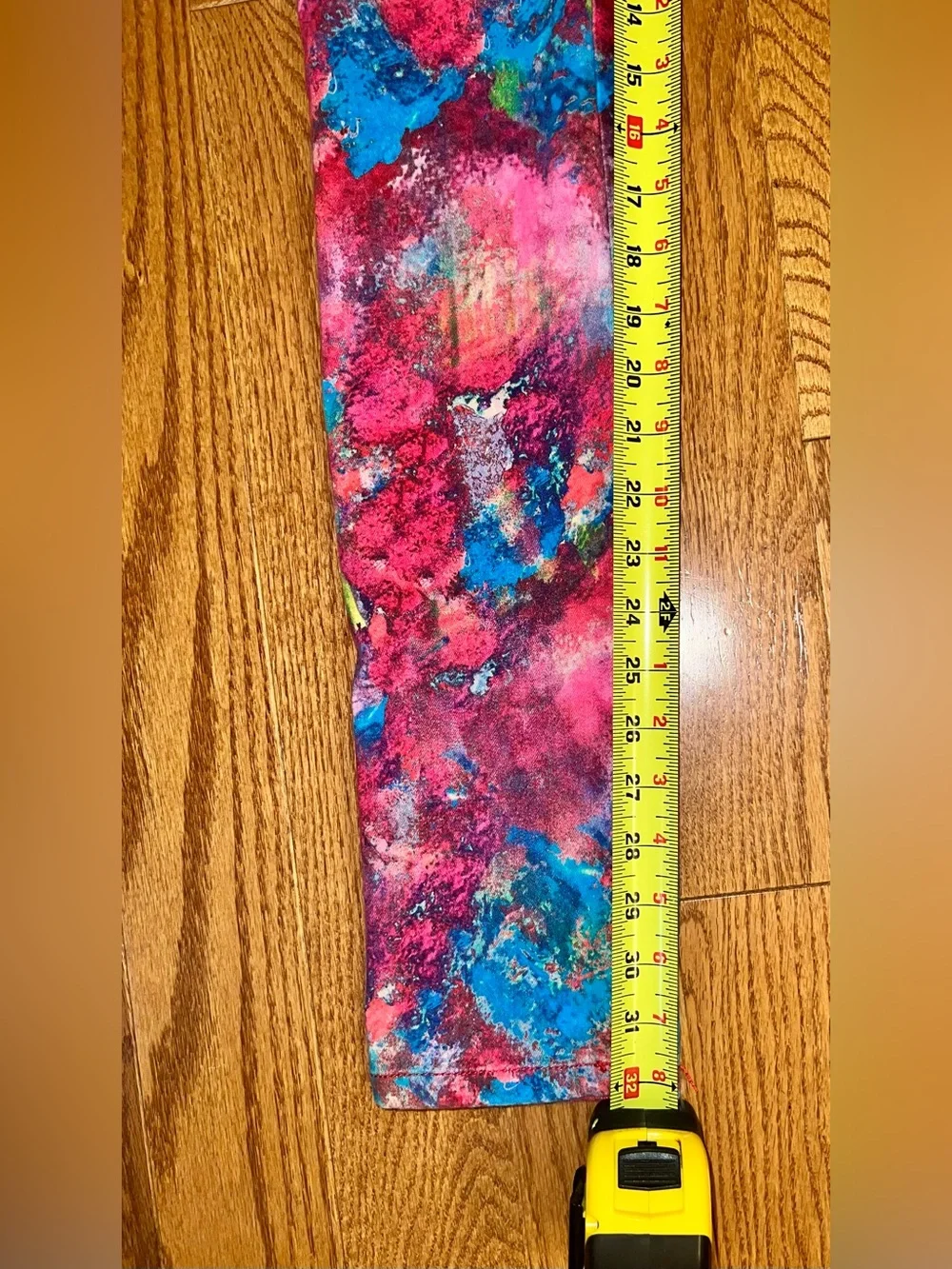Alice + Olivia Abstract Watercolor Jeans Multicolor 11178-867